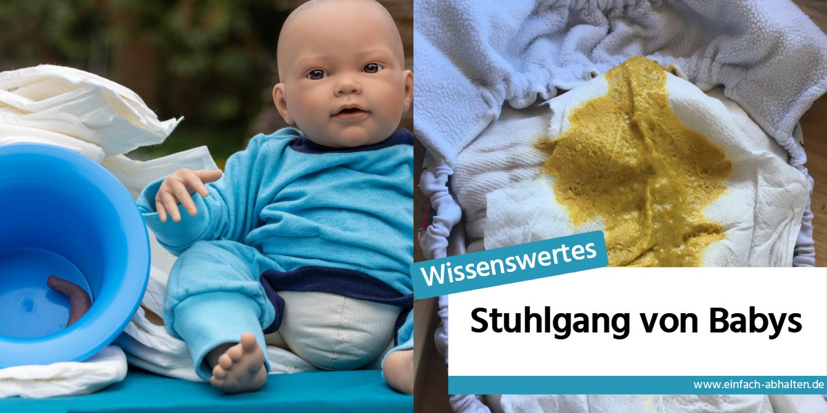 Stuhlgang vom Baby - Wissenswertes