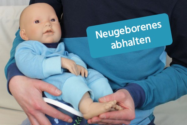 Neugeborenes Abhalten