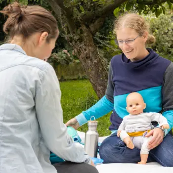 Beratung Baby abhalten
