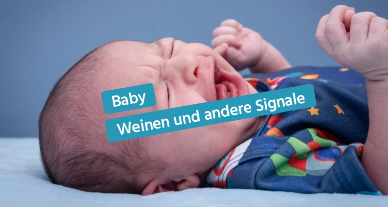 Windelfrei-Signal: Baby weint im Schlaf