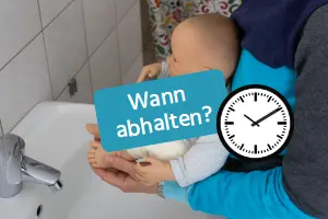 Wann das Baby abhalten?